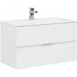 Тумба с раковиной Aquanet Алвита 90 белый